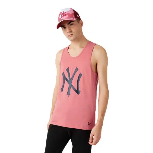 Футболка New Era MLB Seasonal Team Logo New York Yankees sleeveless T-shirt, розовый