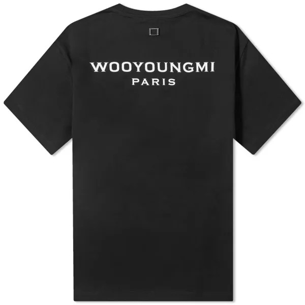 Футболка с логотипом Wooyoungmi, черный