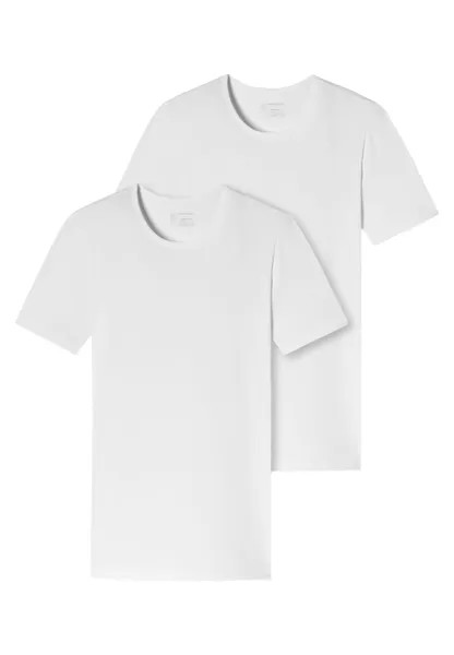 Майка Schiesser/Shirt Kurzarm 95/5 Organic Cotton, белый