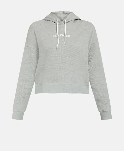 Худи с капюшоном Tommy Hilfiger, серый