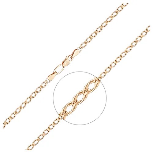 PLATINA jewelry Золотая цепь 21-0303-045-1110-17, размер 45