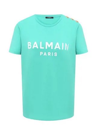 Хлопковая футболка Balmain