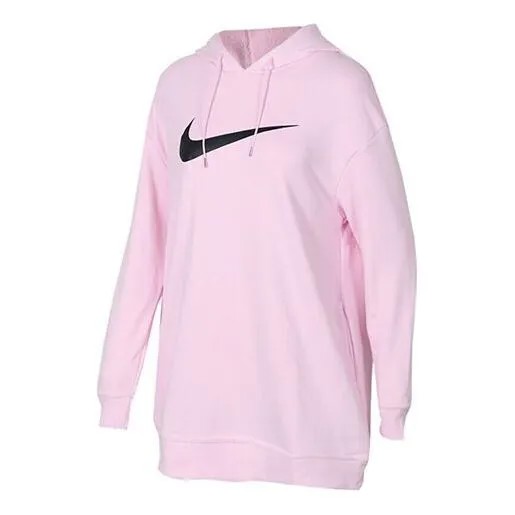 Толстовка спортивная одежда swoosh hoodie Nike, розовый