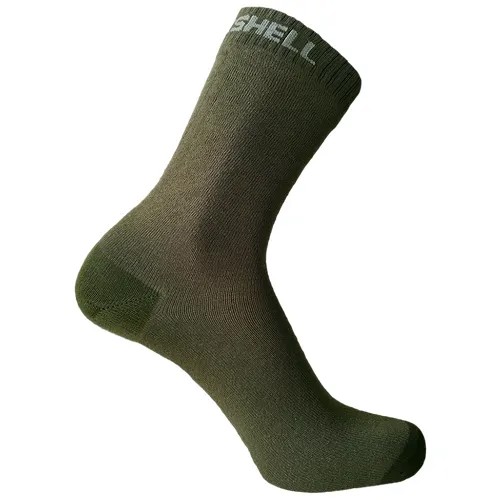 Водонепроницаемые носки DexShell Ultra Thin Crew M (39-42), оливковый зеленый