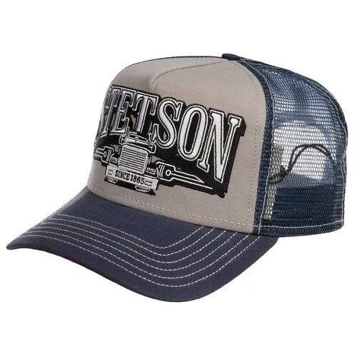 Бейсболка STETSON арт. 7751166 TRUCKER CAP TRUCKING (синий / серый), размер UNI