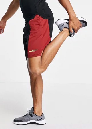 Черно-бордовые шорты Nike Training Dri-FIT SC Energy-Multi