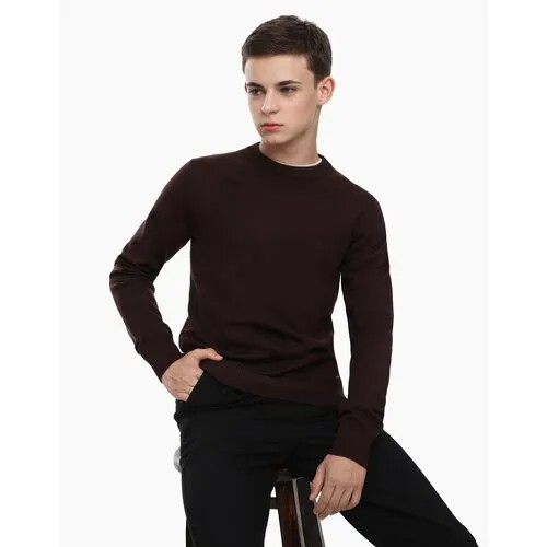 Джемпер Gloria Jeans, средней длины, размер 8-10л/134-140, коричневый
