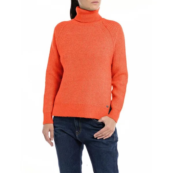 Свитер Replay DK3553.000.G23274 High Neck, оранжевый