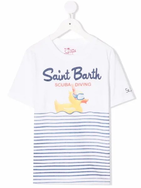 MC2 Saint Barth Kids футболка Rubber Duck с графичным принтом