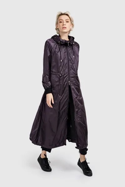 Длинная зимняя куртка с капюшоном Helmidge, фиолетовый