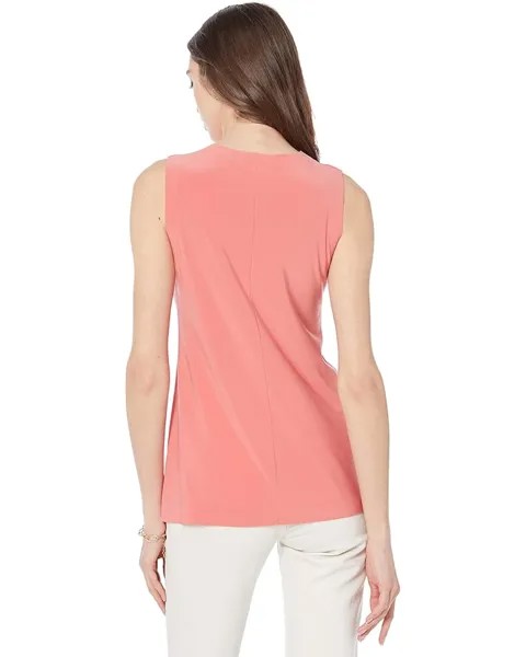 Топ Norma Kamali Sleeveless Swing Top, цвет Papaya