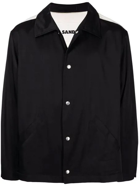 Jil Sander куртка-рубашка с принтом
