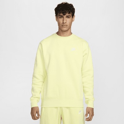 Футболка Nike Sportswear Club Fleece, цвет Life Lime/White