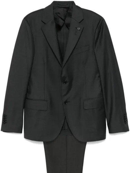 Lardini костюм из вирджинской шерсти, серый
