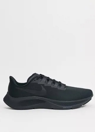 Черно-серые кроссовки Nike Running Air Zoom Pegasus 37-Черный цвет