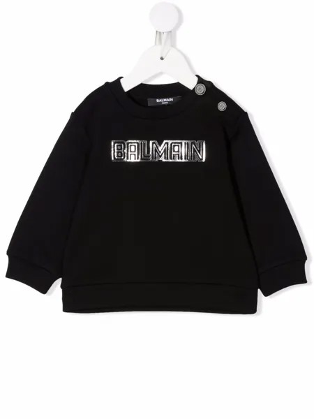 Balmain Kids толстовка с логотипом