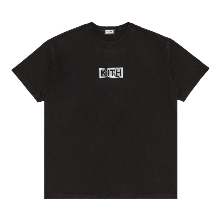 Футболка Kith x Marvel Silver Surfer Vintage Tee, черный
