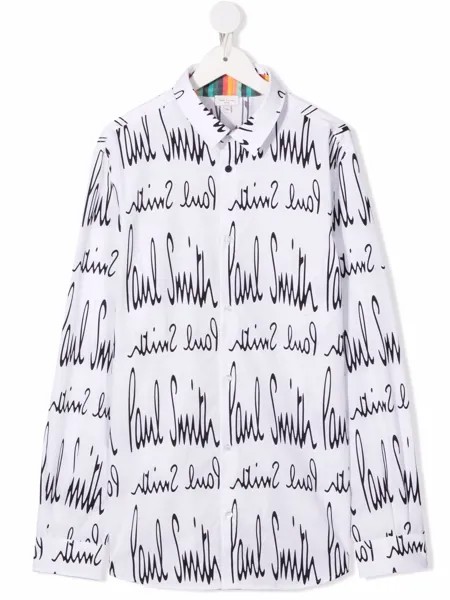 Paul Smith Junior рубашка с логотипом