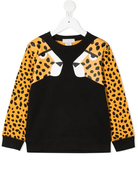 Stella McCartney Kids флисовая толстовка с принтом