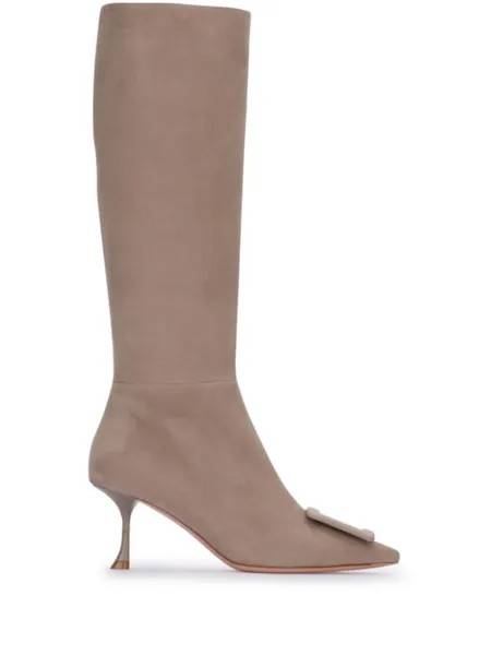Roger Vivier 70мм ботинки Viv' In the City, нейтральный цвет