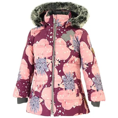 Куртка зимняя Huppa Novally 18050030-83234 83234, burgundy pattern, размер 80