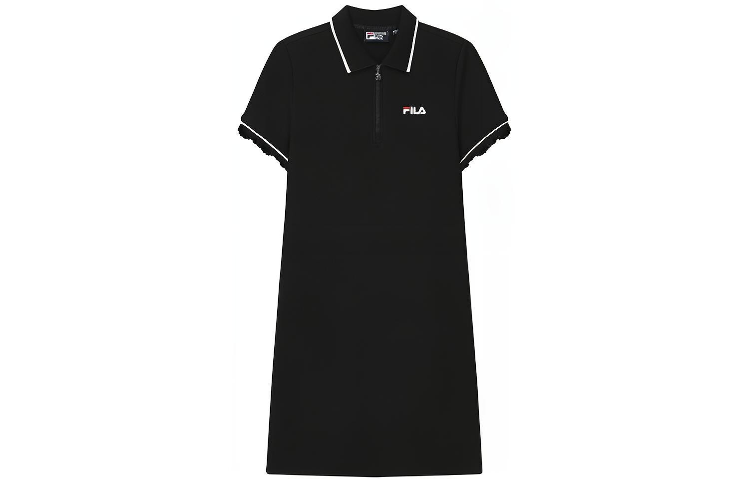 FILA Женские шорты-платье с рукавами, цвет Black