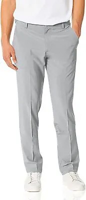 IZOD Мужские эластичные брюки с плоской передней частью для гольфа Swing Flex