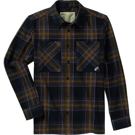 Фланелевая рубашка Relowa мужская Picture Organic, цвет Plaid Dark Blue