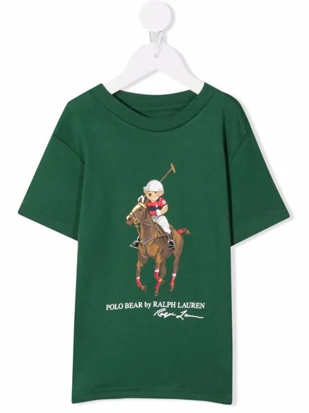 Ralph Lauren Kids футболка с принтом Polo Pony
