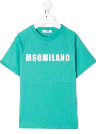 MSGM Kids футболка с логотипом