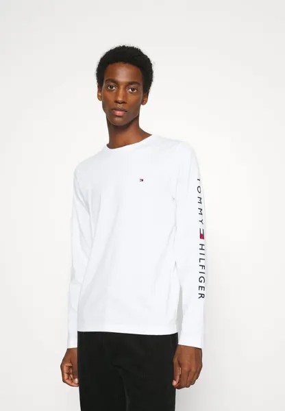 Футболка с длинными рукавами LOGO LONG SLEEVE TEE Tommy Hilfiger, белая