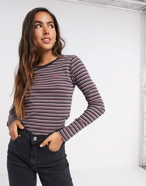 Лонгслив в полоску Levi's-Мульти
