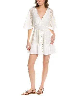 Женское мини-платье с рукавом 3/4 HL Affair, белое, S