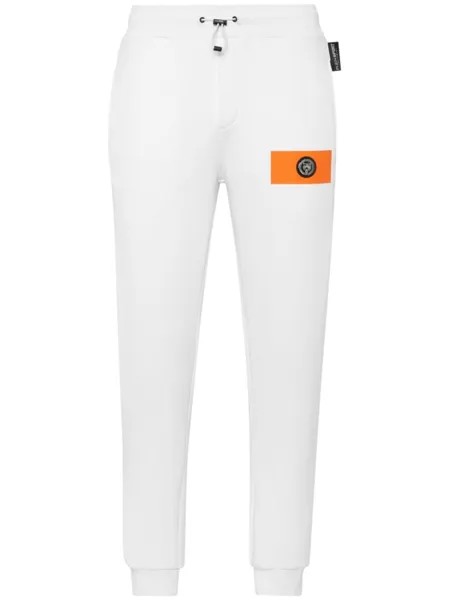 Plein Sport спортивные брюки с логотипом, белый