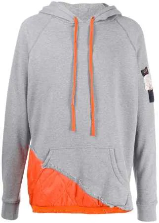 Greg Lauren X Paul & Shark худи из джерси с контрастной вставкой