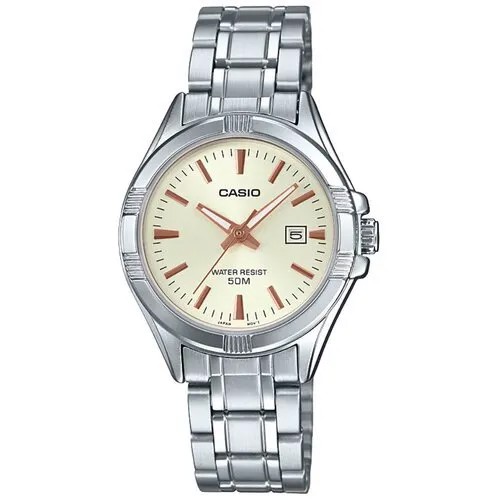 Наручные часы CASIO Collection LTP-1308D-9A, бежевый, серебряный