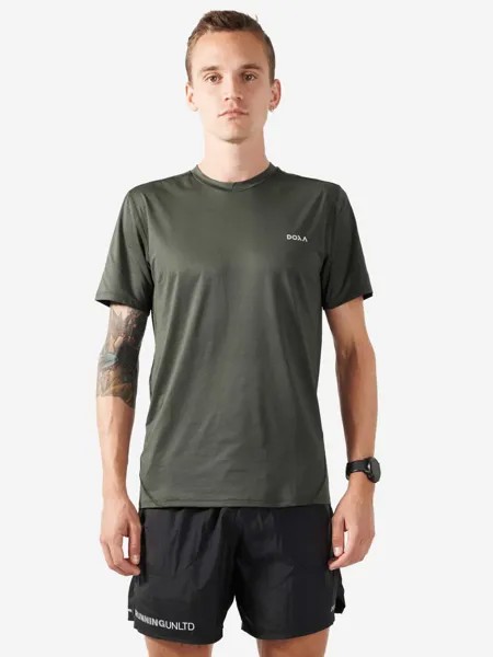 Футболка для мужчин Doxa Run Tee Mirror, Зеленый