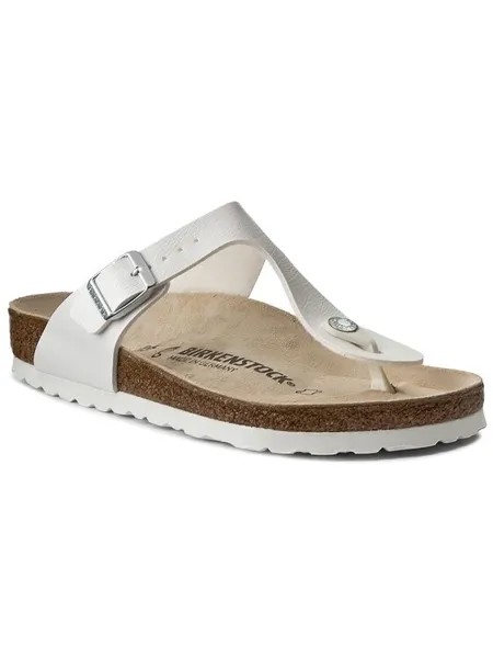 Шлепанцы Gizeh 043731  Birkenstock белый 46 EU