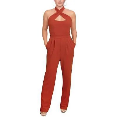 Rachel Rachel Roy Женский креповый комбинезон Roxie с открытой спиной и лямкой на шее BHFO 2449