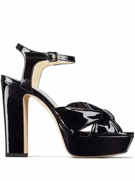 Jimmy Choo лакированные босоножки, черный