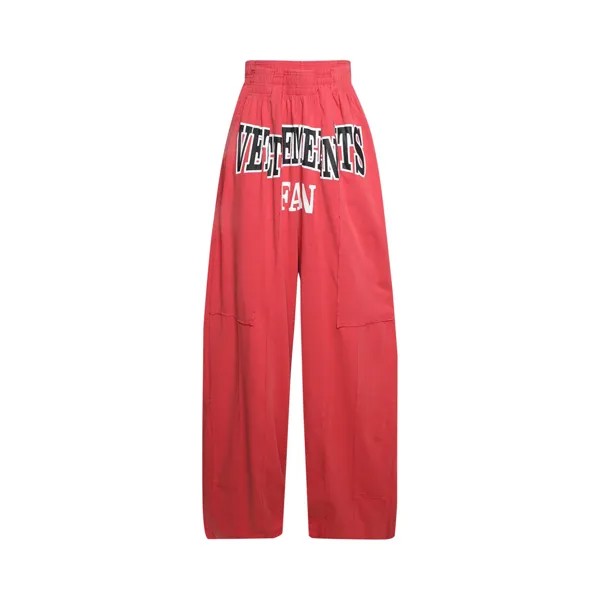 Спортивные штаны Vetements в стиле Washed Red в стиле деконструкции