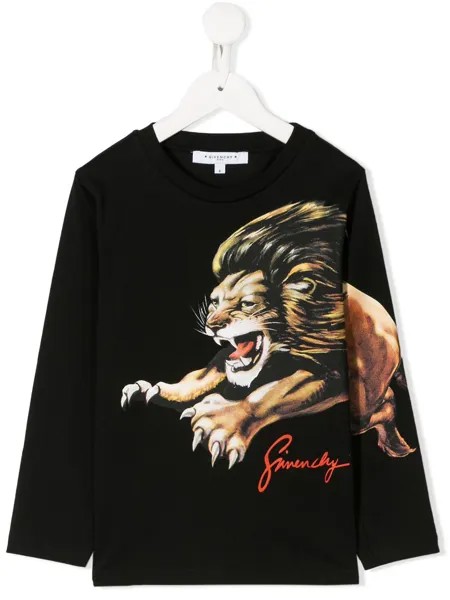 Givenchy Kids футболка с принтом