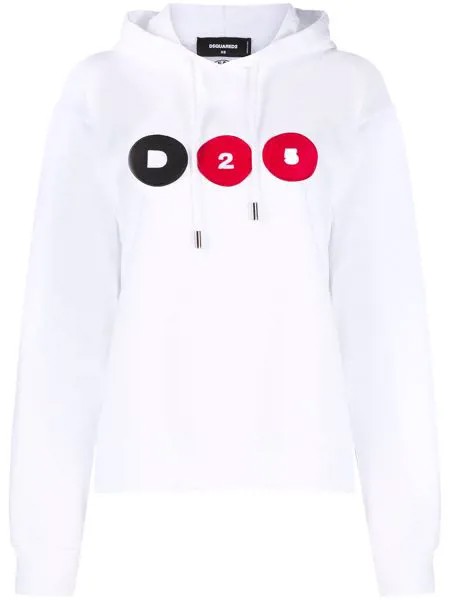 Dsquared2 худи с нашивкой-логотипом