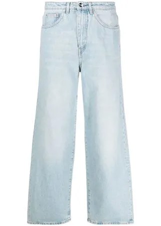 Totême расклешенные джинсы средней посадки