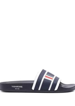 Thom Browne шлепанцы в полоску