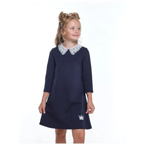 Школьное платье Mini Maxi, размер 158, синий