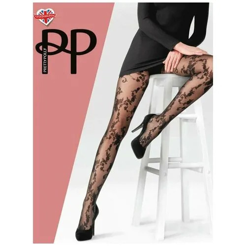 Колготки  Pretty Polly, 40 den, размер S-L, черный