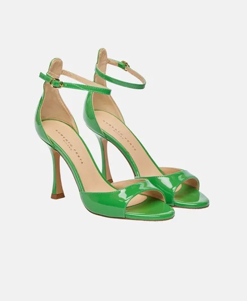 Босоножки на каблуке Roberto Festa, зеленый