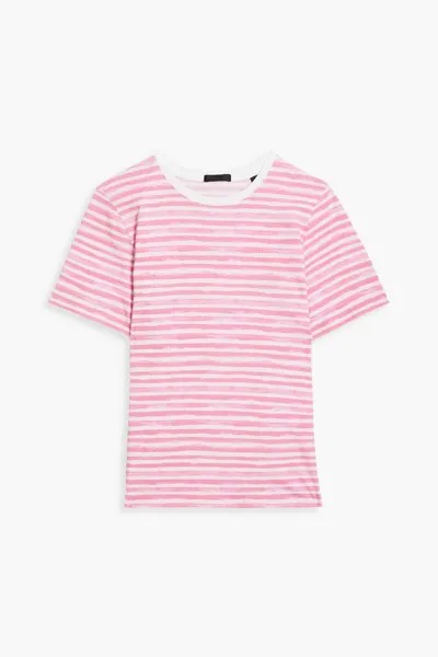 Полосатая футболка из хлопкового джерси ATM ANTHONY THOMAS MELILLO, розовый