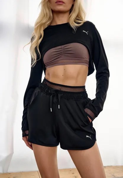 Свитер Pamela Reif Cropped Puma, черный